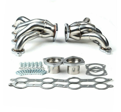 For Chevy LS LS3 LS6 LS7 Shorty Chevelle Camaro Stainless Steel Exhaust Headers