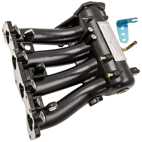 New Black Intake Manifold for Honda Civic 88-91 CRX 93-97 Del Sol D15 D16 Engine