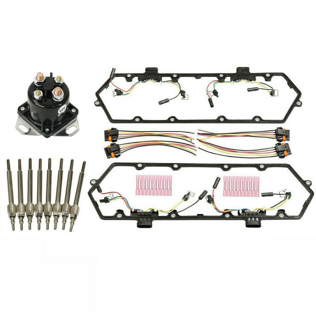 Powerstroke Diesel Valve Cover Gaskets Harness & Glow Plug For 1998-03 7.3L OEM Powerstroke Diesel Valve Cover Gaskets Harness & Glow Plug For 1998-03 7.3L OEM