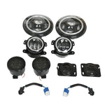 For Jeep Wrangler JK LED Halo Headlights Fog Turn Fender Tail Lights Combo Kit