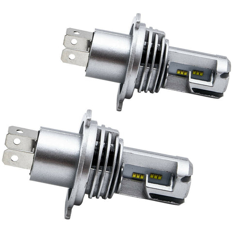 2x H4 9003 HB2 LED Headlight ZES M3 Mini Bulb Hi/Lo Beam Kit 24000LM 6500K White