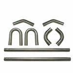 2.5" Stainless Steel Builder Mandrel Bend Straight 45 90 Degree Tubing Pipe Kit