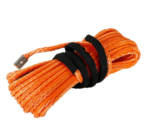 20000 lb Synthetic Winch Rope Line Cable 5/16" x 50'  ATV UTV W/Sheath Orange