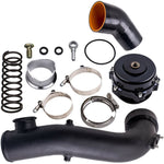 Air Intake Turbo Charge Hard Pipe Kit & 50mm BOV for BMW N54  E82 E88 E90 E92