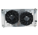 3-Row Radiator Aluminum +Shroud Fan For Chevy Blazer GMC Jimmy V6 4.3L 1996-2005