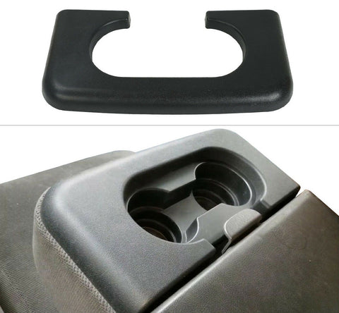 Center Console Cup Holder Pad Trim Repair Pad For 1999-2010 Ford F250 F350 Black