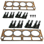 New Cylinder Head Gaskets w/ Lifters And Trays Set For GMC For Chevrolet