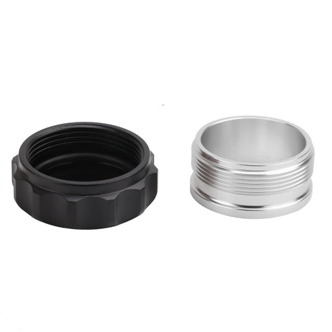 1.5"/38.1mm Aluminum Alloy Weld On Filler Neck And Cap Oil, Fuel ,Water, Tank Black