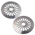 11.8'' Front Brake Rotor Disk Set of 2 for Harley-Davidson for Touring for Dyna