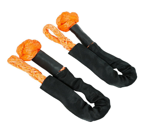 Synthetic Soft Orange Shackle 1/2" X 22 Inch Rugged Off Road Shackles 41,000 LBs