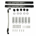 Fits LS1 LS2 LS6 Billet Aluminum High Performance Fuel Rail Kit Silver LS Swap