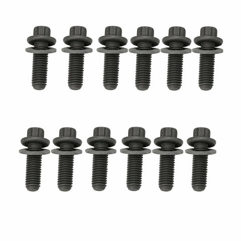 12PCS Turbocharger & Exhaust Manifolds Up-Pipe Bolts For 2001-2016 Duramax Diesel
