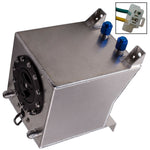 2.5 Gallon Universal Aluminum Racing/Drift Fuel Cell Tank & Level Sender Sliver