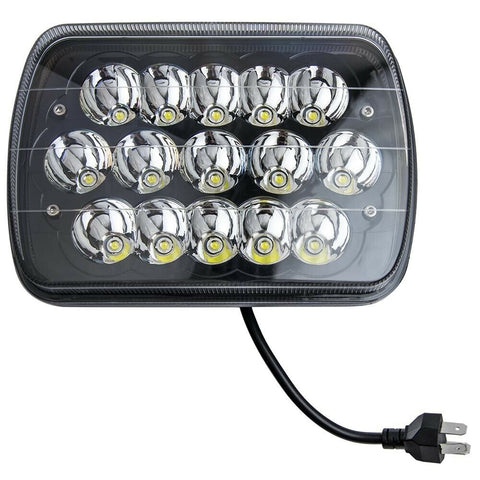 1pcs LED Headlight Headlamp Fit For Pickup Truck Fit For GMC Savana For Jeep