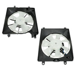 1 Set Pair AC Condenser Radiator Cooling Fan FOR Honda Civic 2012-2015 HO3115163