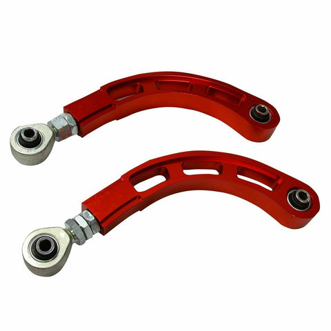 For Mitsubishi Lancer Spherical Bearing Adjustable Rear Camber Arm Kit Red