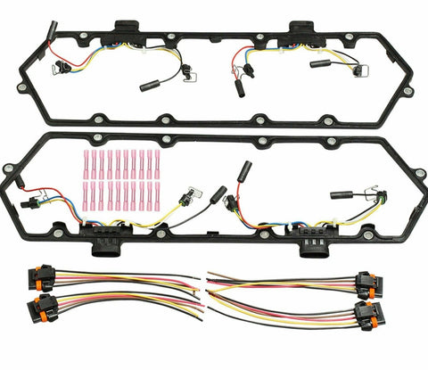 New Valve Cover Gasket & Harnesses KIT For 7.3L 94-97 Powerstroke Diesel