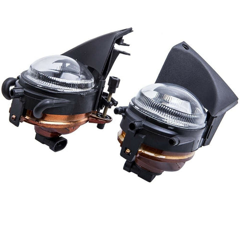 Front Bumper Replacement Fog Lights Clear Lens Lamps For BMW E39 5 Series 01-04
