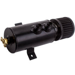 Oil Catch Tank Can 0.75L AN10 + Breather Filter Baffled Polished Aluminium 750ml
