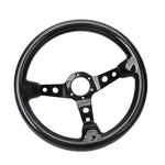 Hiwowsport Universal 350mm 6-Bolts Racing Steering Wheel Carbon Fiber Glossy
