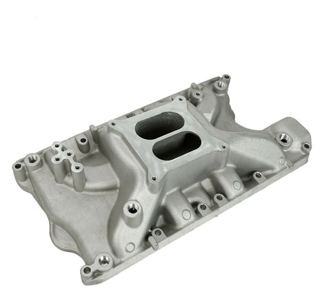 For Small Block Ford 351W Aluminum Carb Intake Manifold 1500-6500 Satin E42458