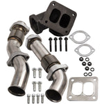 Stainless Bellowed Uppipe Kit Bellows 94-97 for Ford 7.3L Powerstroke Diesel