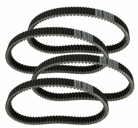 4pcs Drive Belt Fits for 2012-2013 Arctic Cat Wildcat 1000 Black