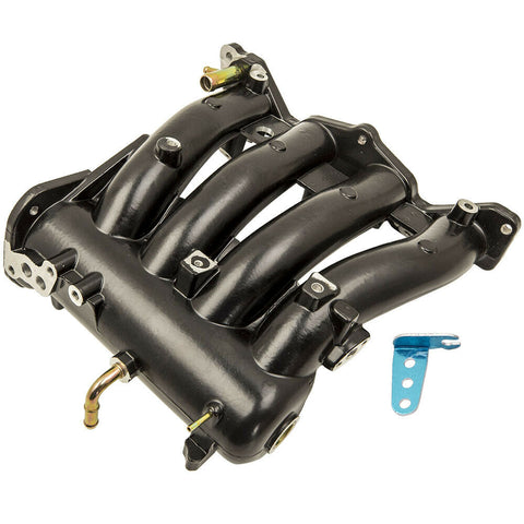 Intake Manifold Aluminum For Honda Civic CRX Del Sol SOHC D Series 1988-00 Black