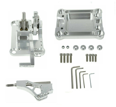 Billet Aluminium Shifter Box + Plate For Acura RSX K Swap K-Series K20 K24