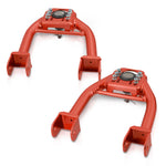 Adjustable Front Upper Control Arms Camber Kit Red For 1992-1995 Honda Civic Eg