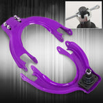 Purple Upper Adjustable Camber Control Arm Kit Pair For 1988-1991 Civic Crx Ef