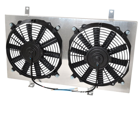 12" Manual Aluminum Radiator Fan Shroud For 1993-1998 Supra Mk4 2Jz