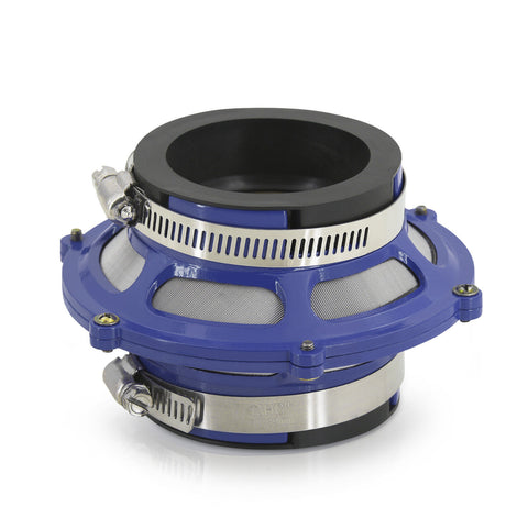 Universal 2.75" 70Mm Jdm Cold Air Intake Cai Bypass Valve Hydro Lock Filter Blue