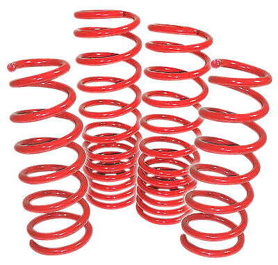 For 03-07 Honda Accord 04-08 Acura Tl Lowering Spring Lower Kit Red