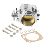 70Mm Bolton Throttle Body Silver For Acura Honda Dc5 Ep3 Fg Fa K-Series K20 Swap